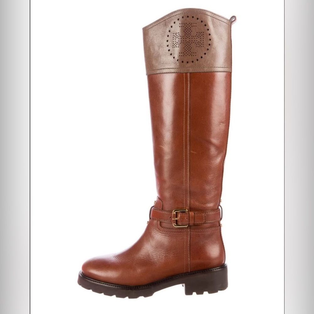 Tory Burch Daniela Riding Leather Boots
